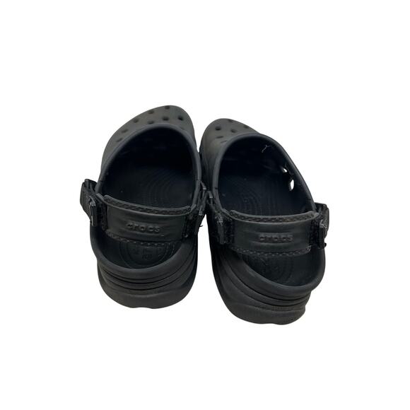 Crocs Charcoal Gray Clogs Mens 10 Womans 12 - Picture 6 of 7